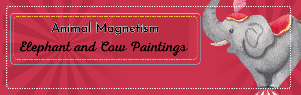 The Beauty of Animal Art: Exploring Elephant and Cow Paintings on Canvas