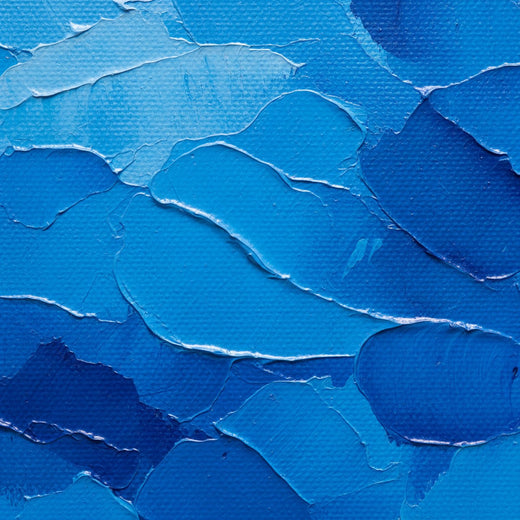 Blue wall art