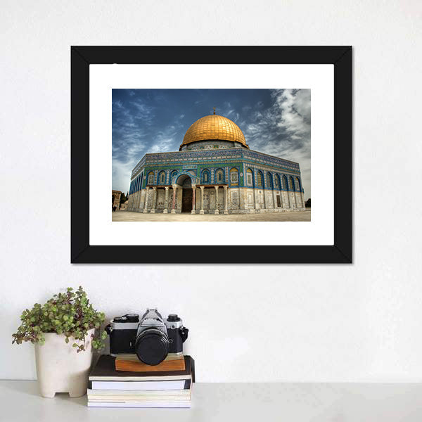Al Aqsa Mosque in Jerusalem Canvas Wall Art