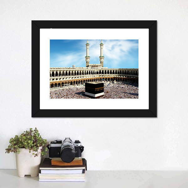 Holy Kaaba in Mecca Canvas Wall Art