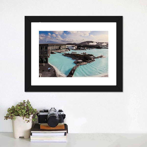 Geothermal Lagoon in Iceland Canvas Wall Art