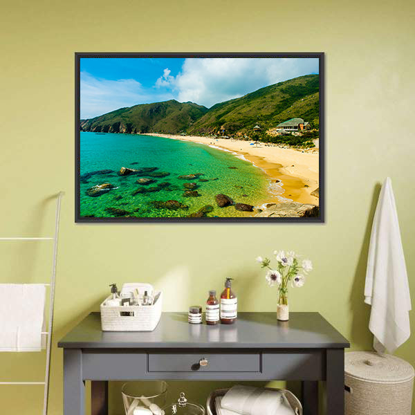 Ky Co Beach Seaside View Canvas Wall Art