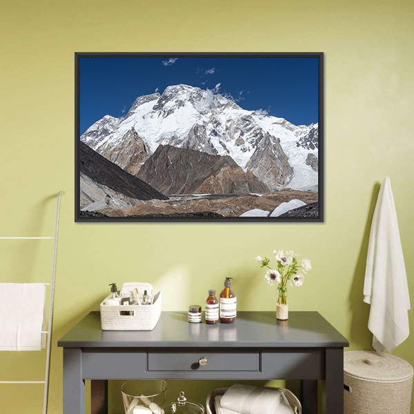 K2 Mountain Trek in Pakistan Canvas Wall Art