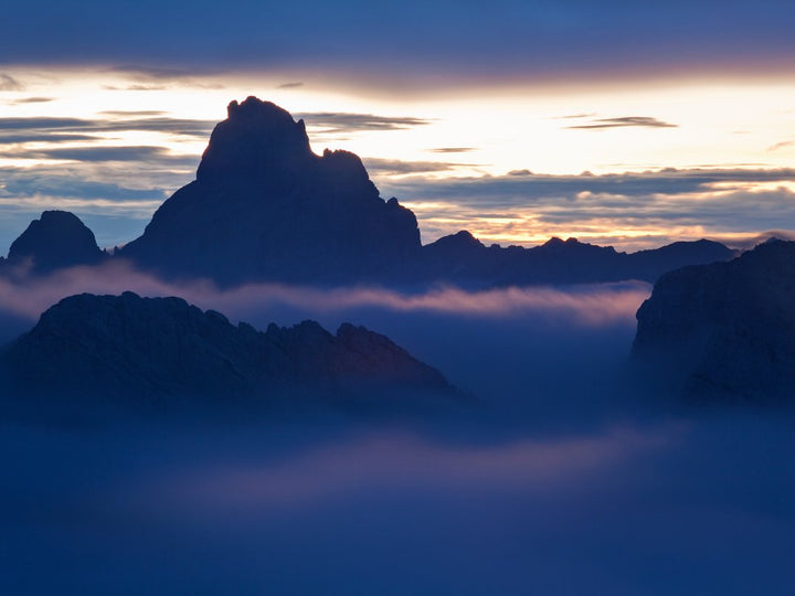 Dolomites Alps In Italy Canvas Wall Art
