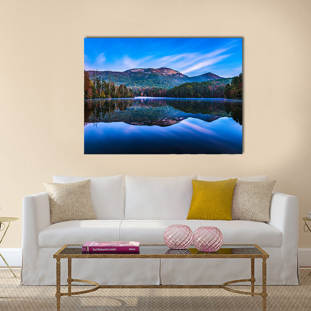 Pinnacle Lake At Sunrise In South Carolina Canvas Wall Art