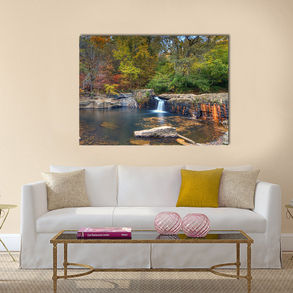 Freeman Mill Park Near Atlanta In Georgia Canvas Wall Art