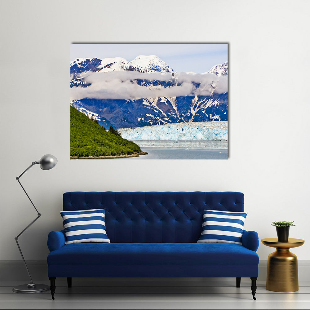 Haenke Island In Hubbard Glacier Alaska Canvas Wall Art