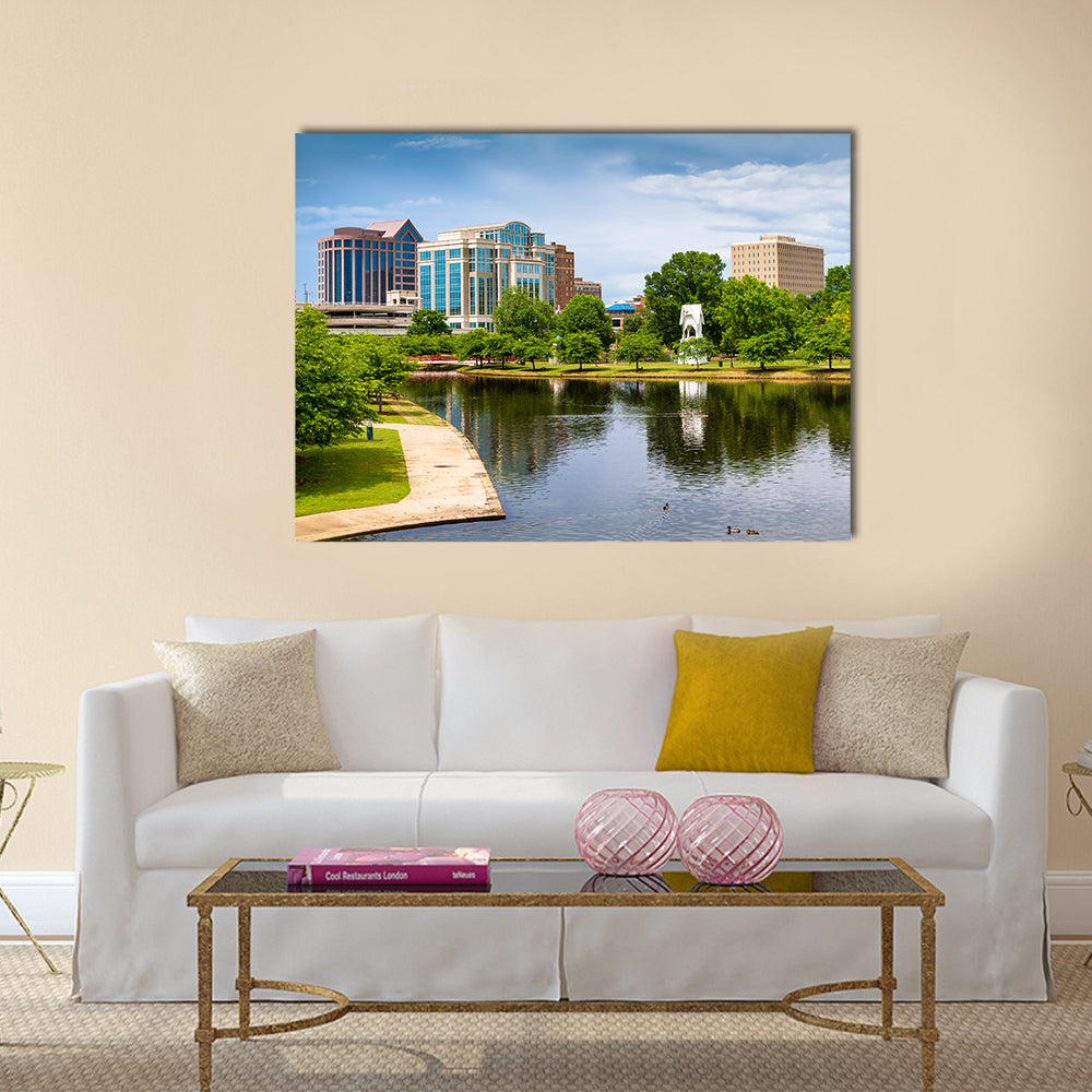 Downtown Huntsville Skyline Canvas Wall Art