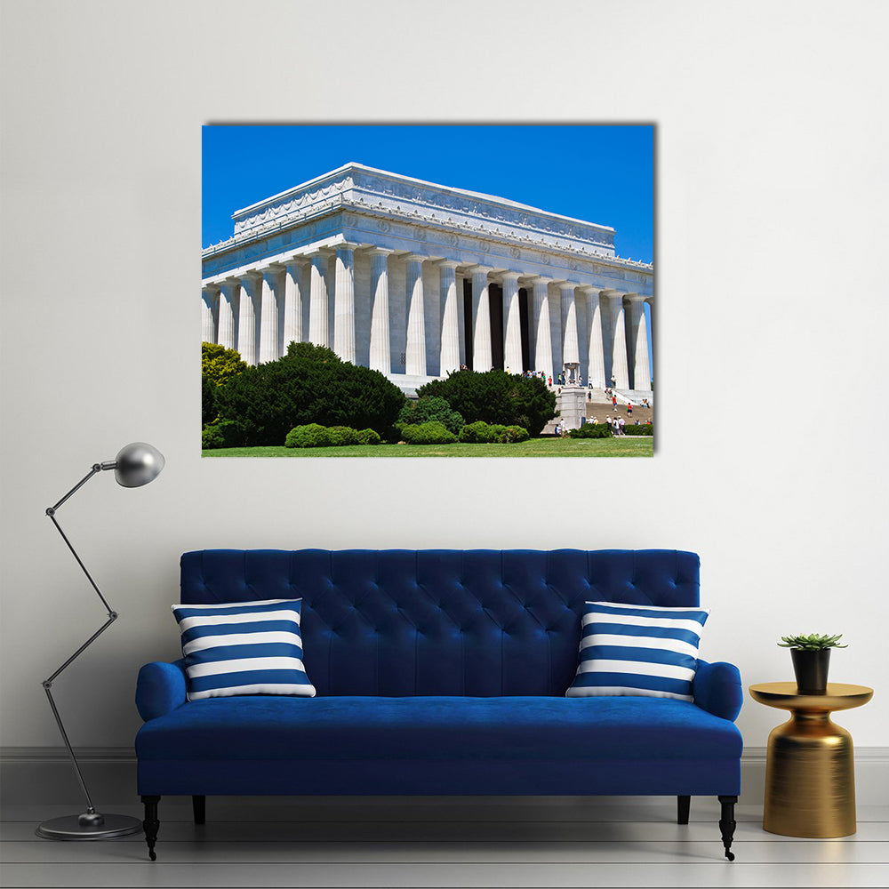 Lincoln Memorial in Washington Dc Canvas Wall Art
