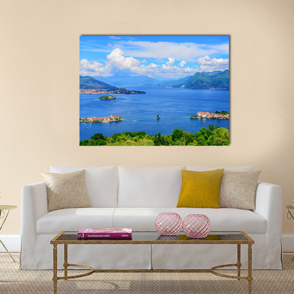 Lago Maggiore Lake In Italy Canvas Wall Art