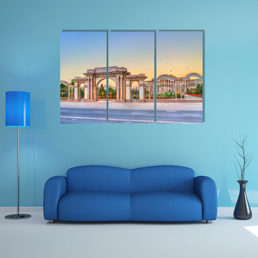 President Palace Of Nation Tajikistan Canvas Wall Art