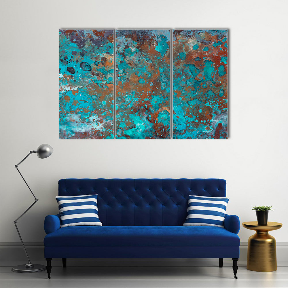 Liquid Brushstrokes Textures Canvas Wall Art