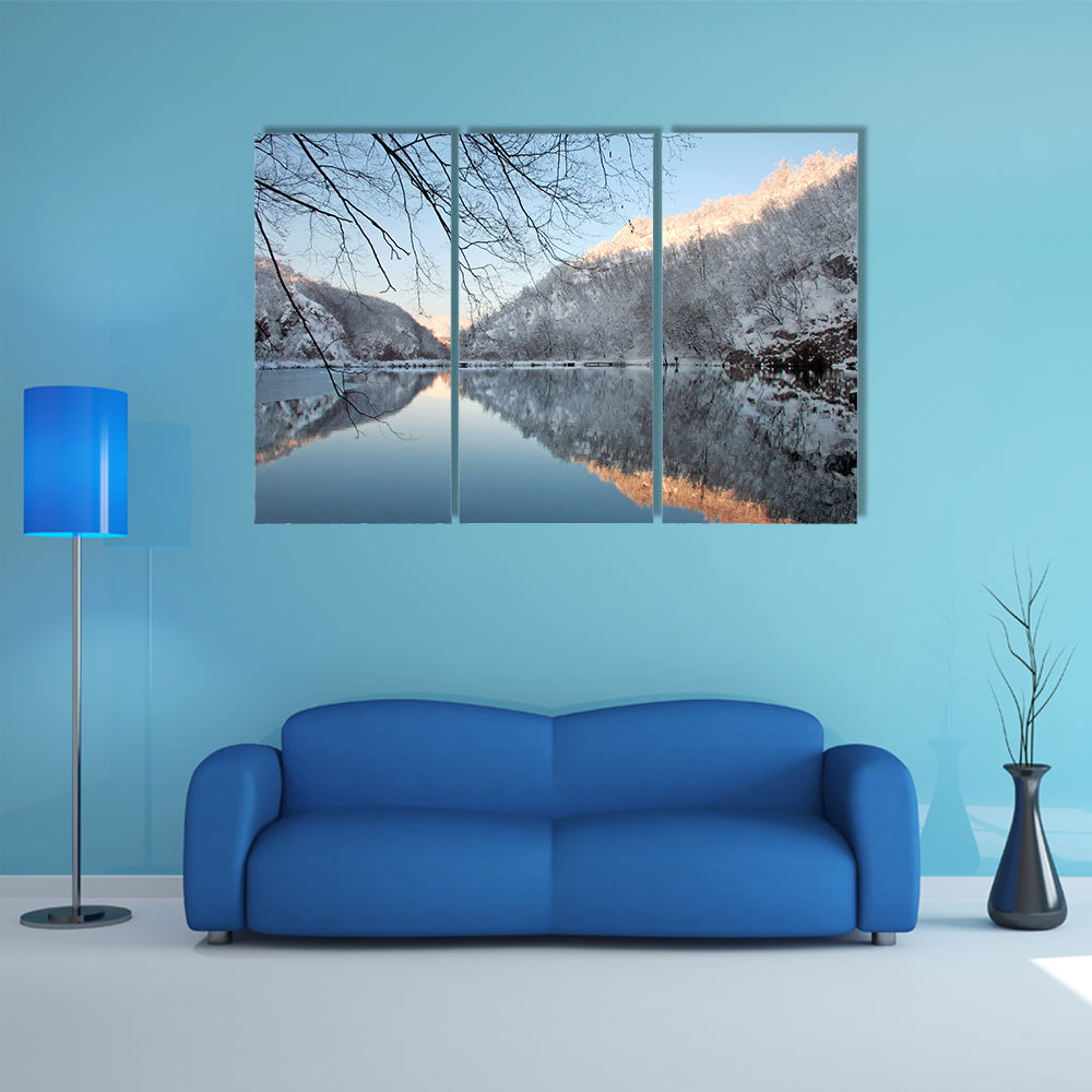Lake Kozjak In Plitvice National Park Canvas Wall Art