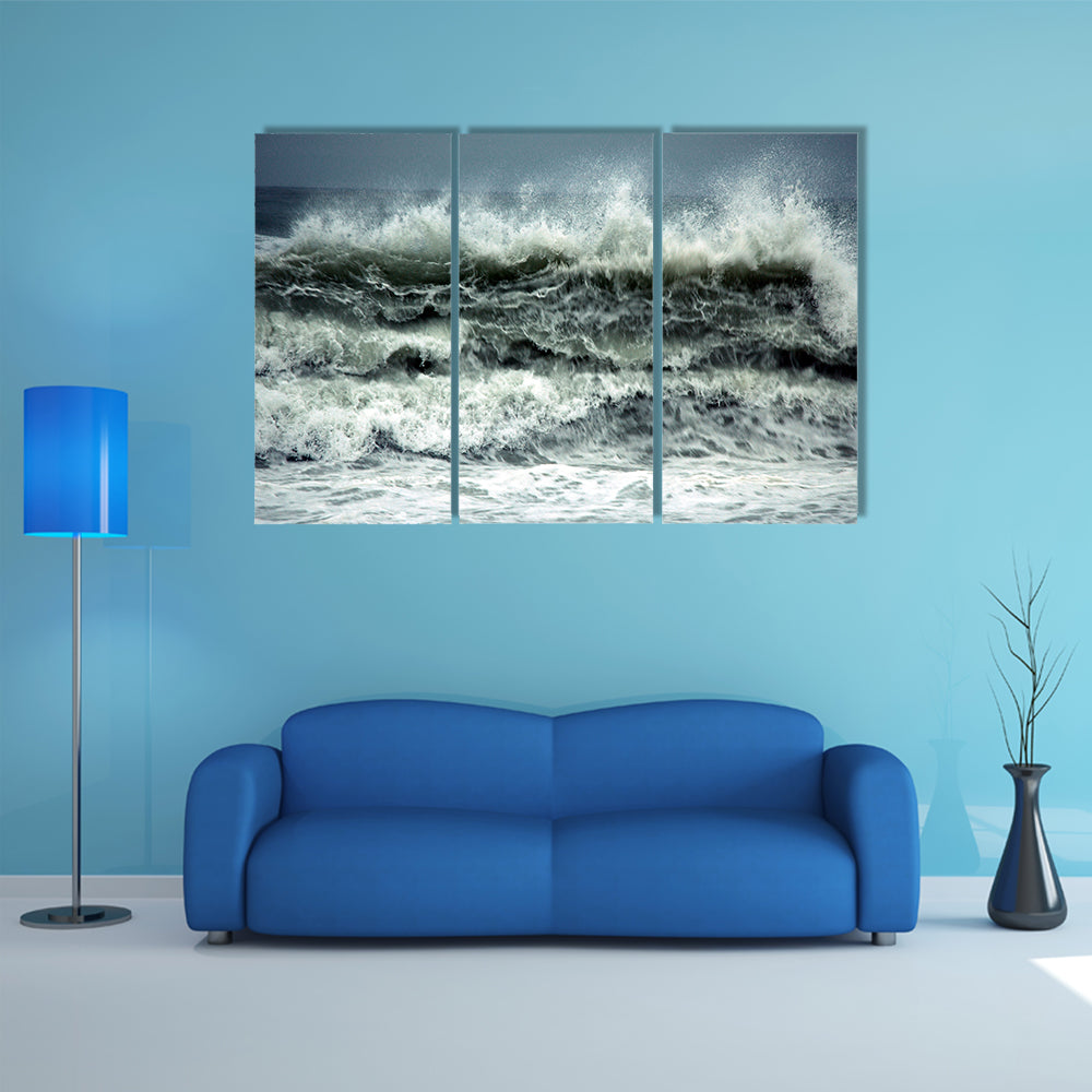 Turkey Coast In storm Canvas Wall Art