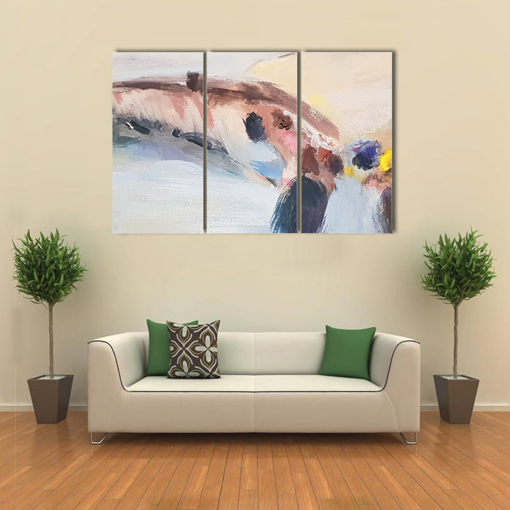 Hand Drawn Sea Sketch Canvas Wall Art