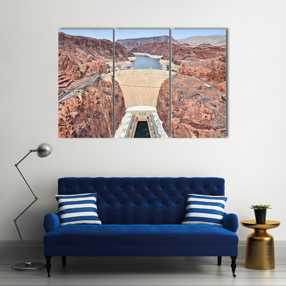 Hoover Dam in United States Canvas Wall Art