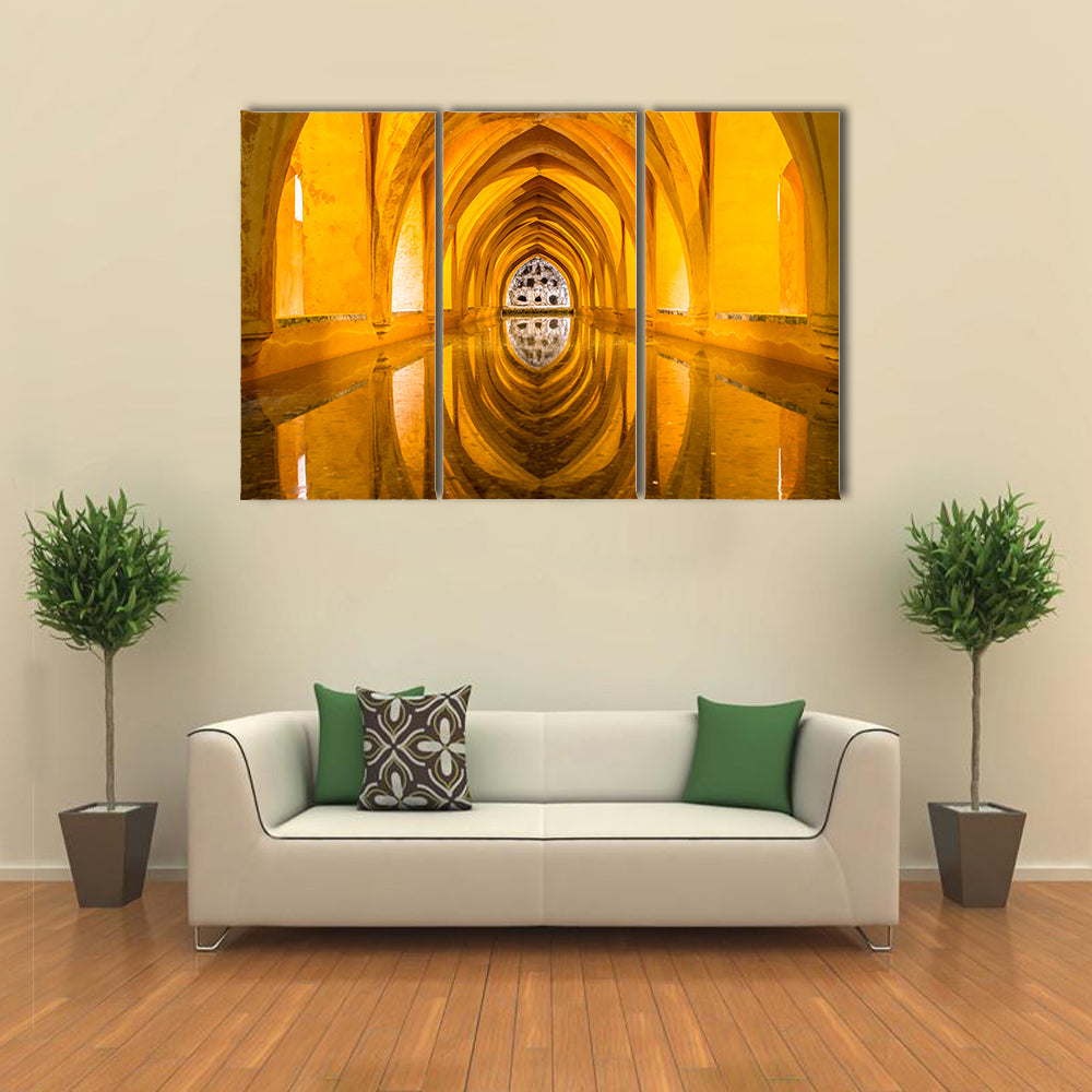 Royal Bathroom Alcazar In Sevilla Spain Canvas Wall Art