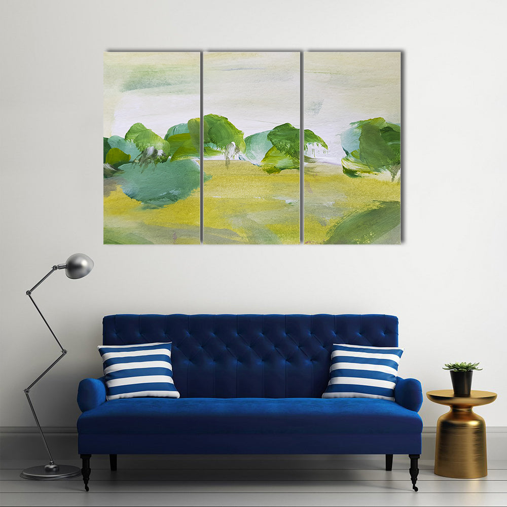 Summer Oil Painting Artwork Canvas Wall Art