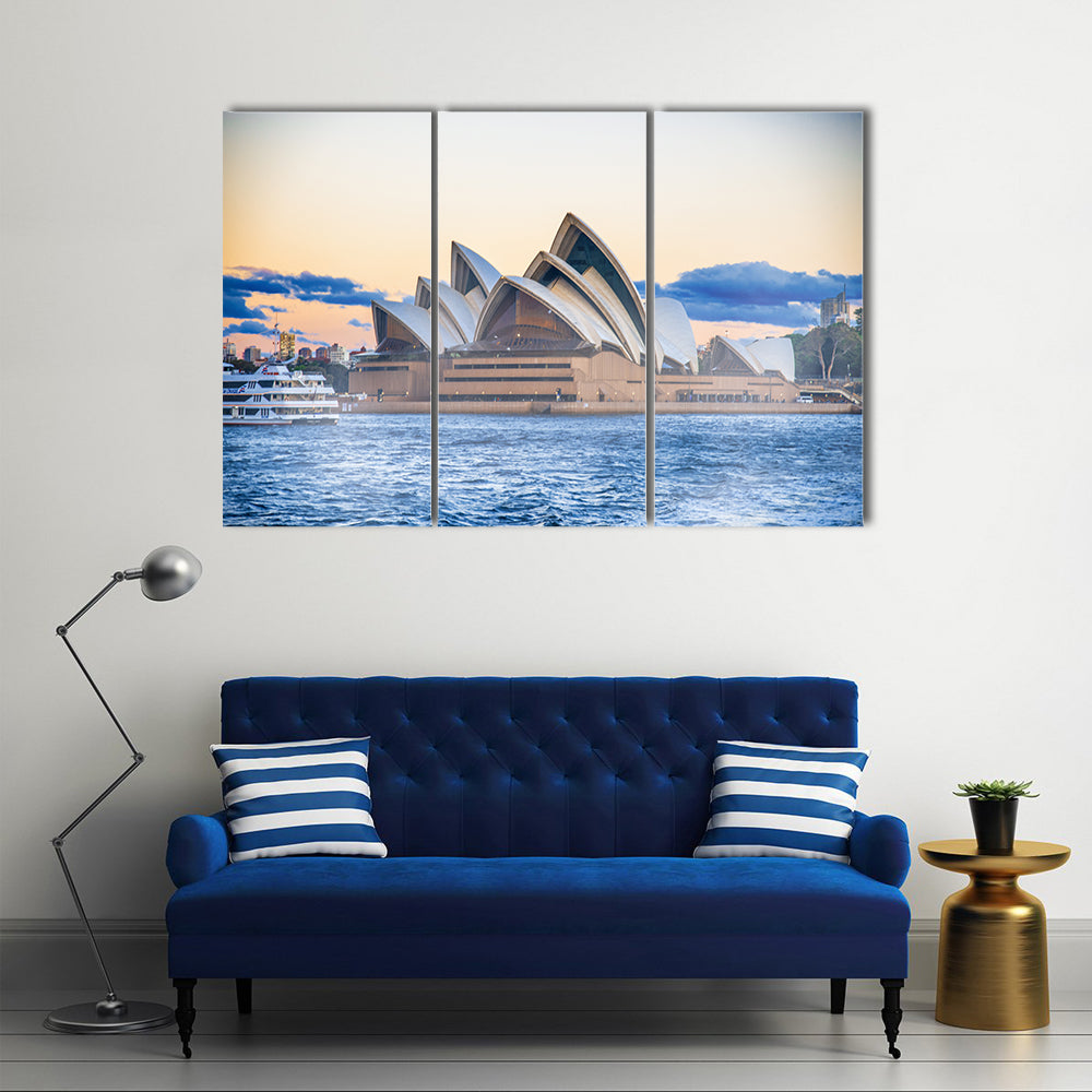 Sydney Opera House at Sunset Canvas Wall Art