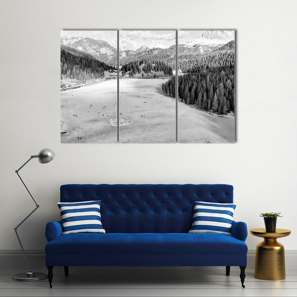 Dolomites at Misurina, Italy Canvas Wall Art