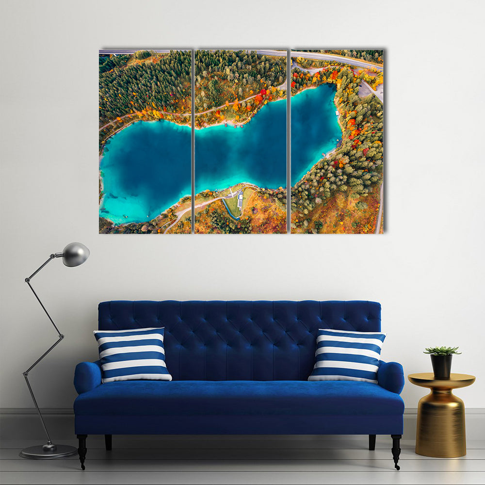 Urisee Lake In Austria Canvas Wall Art