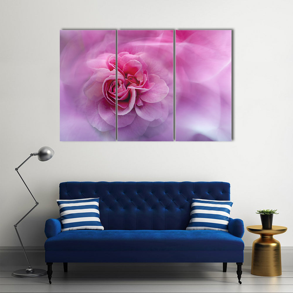 Scenic Rose Abstract Canvas Wall Art