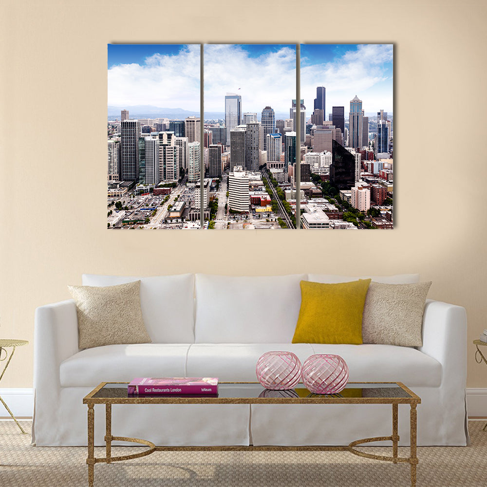 Seattle Cityscape Canvas Wall Art