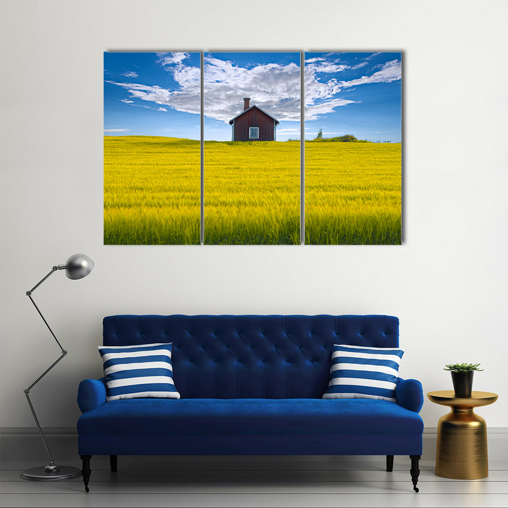 Traditional Swedish Summer House Canvas Wall Art