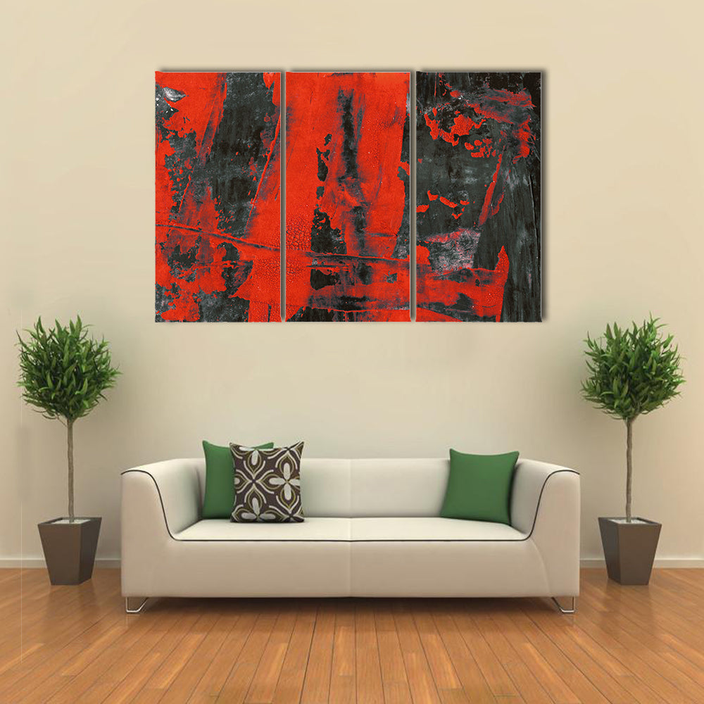 Watercolor Brush Strokes Canvas Wall Art