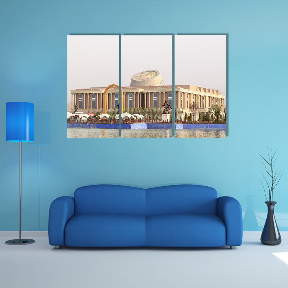 National Museum In Tajikistan Canvas Wall Art