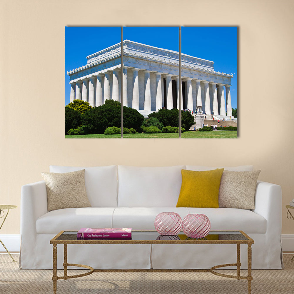 Lincoln Memorial in Washington Dc Canvas Wall Art