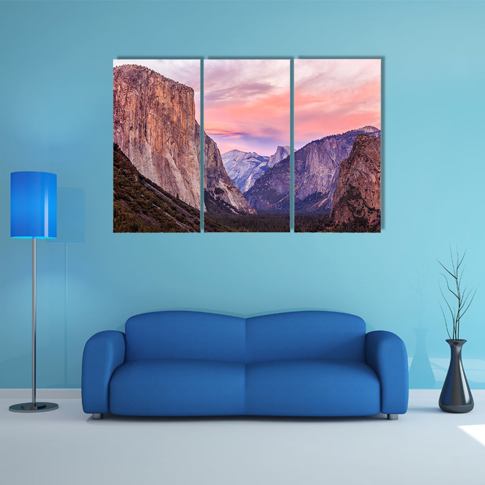 Yosemite National Park Valley Canvas Wall Art