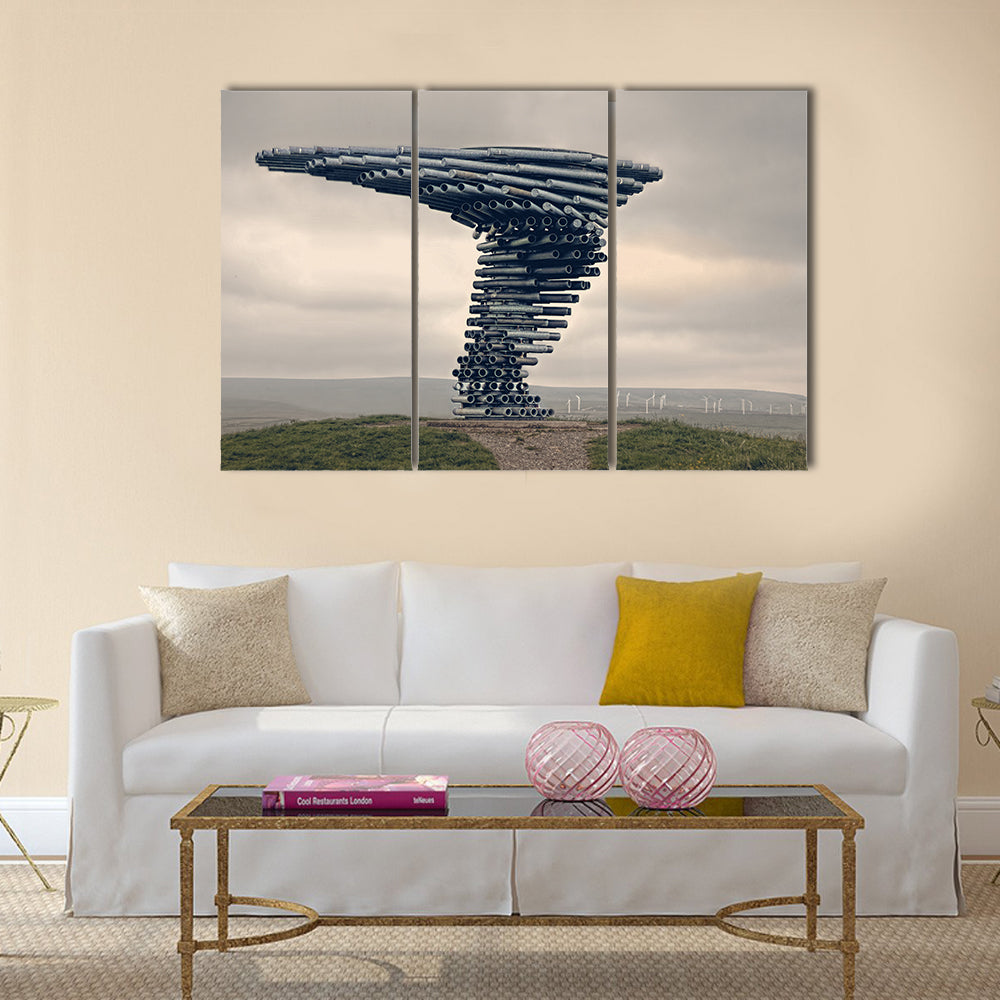 Singing Ringing Tree Sculpture in Lancashire Canvas Wall Art