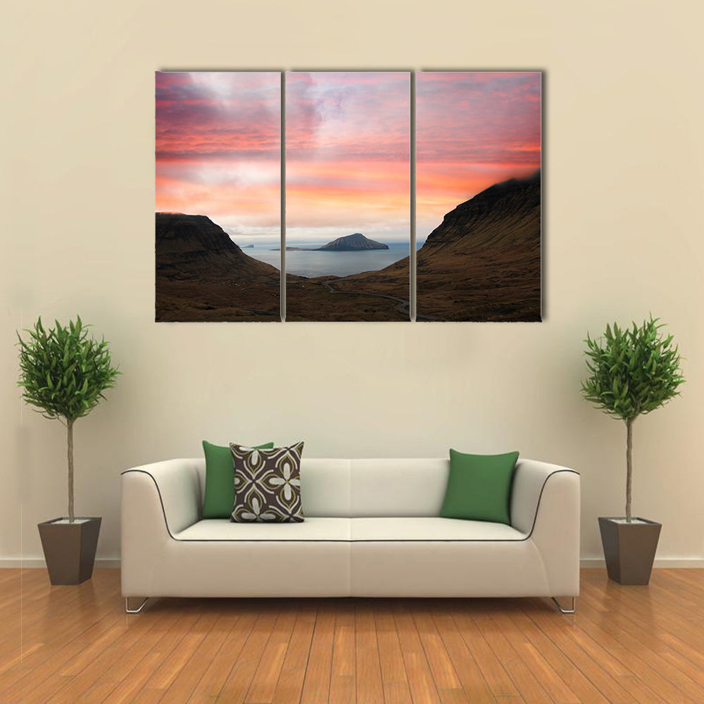 Faroe Islands In The North Atlantic Denmark Canvas Wall Art