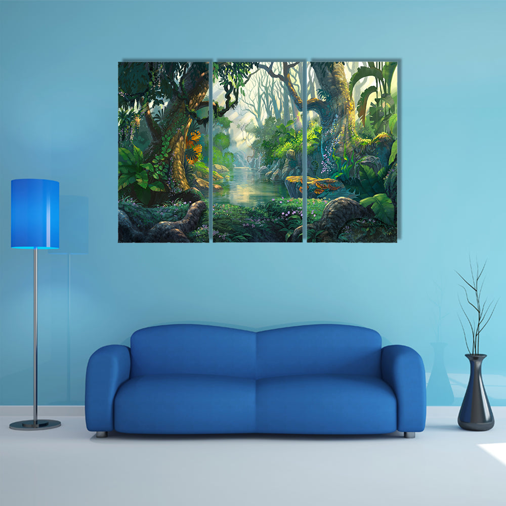 Fantasy Forest Canvas Wall Art