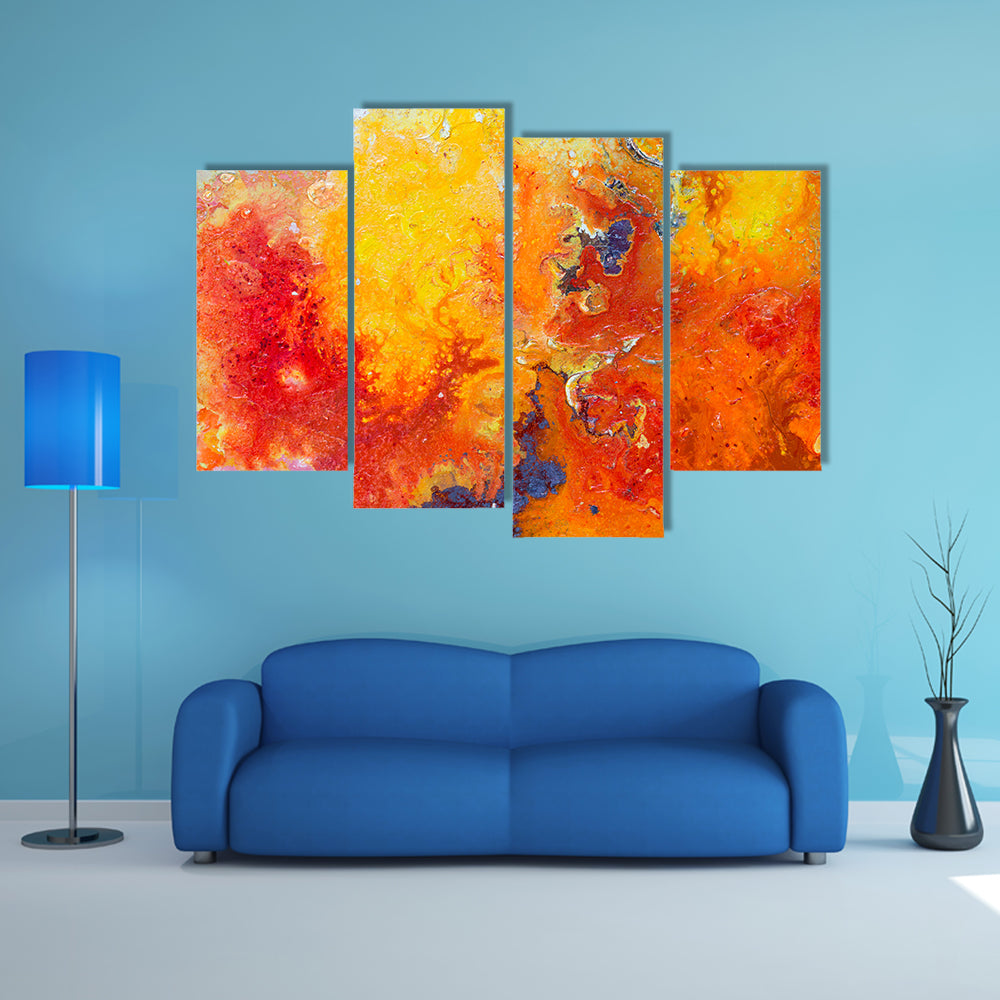 Bright Artistic Texture Canvas Wall Art