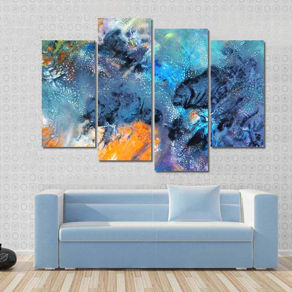 Icy Bright Texture Canvas Wall Art