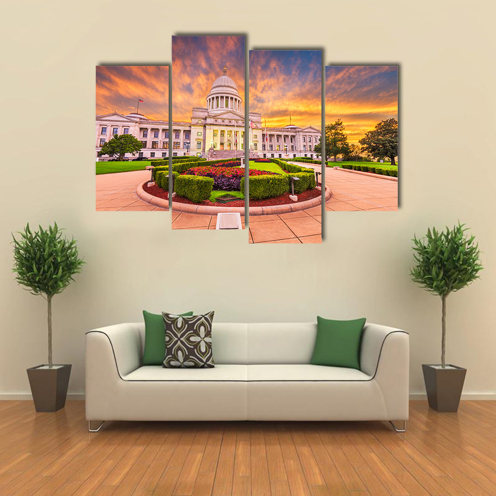 Arkansas State Capitol Building Canvas Wall Art