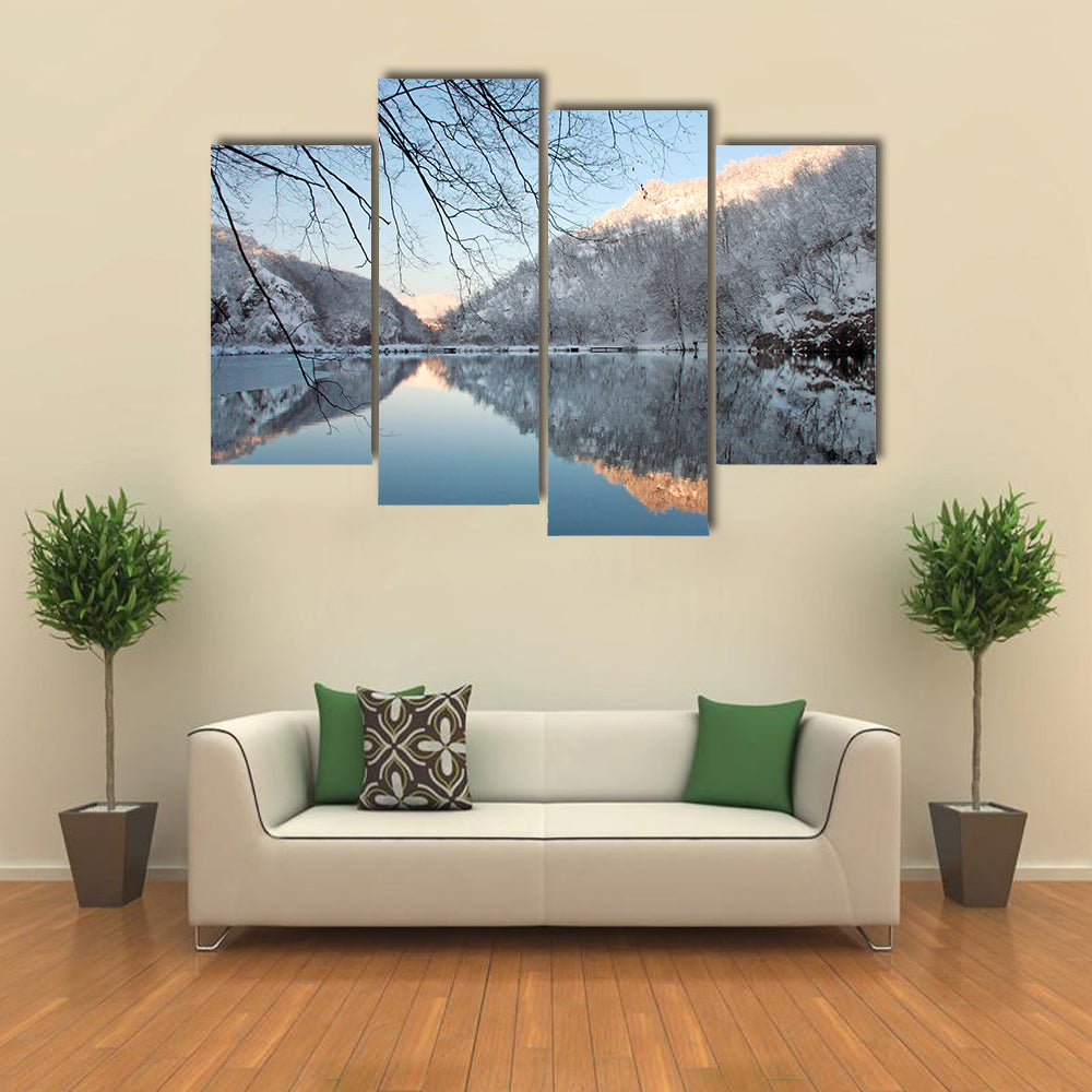 Lake Kozjak In Plitvice National Park Canvas Wall Art