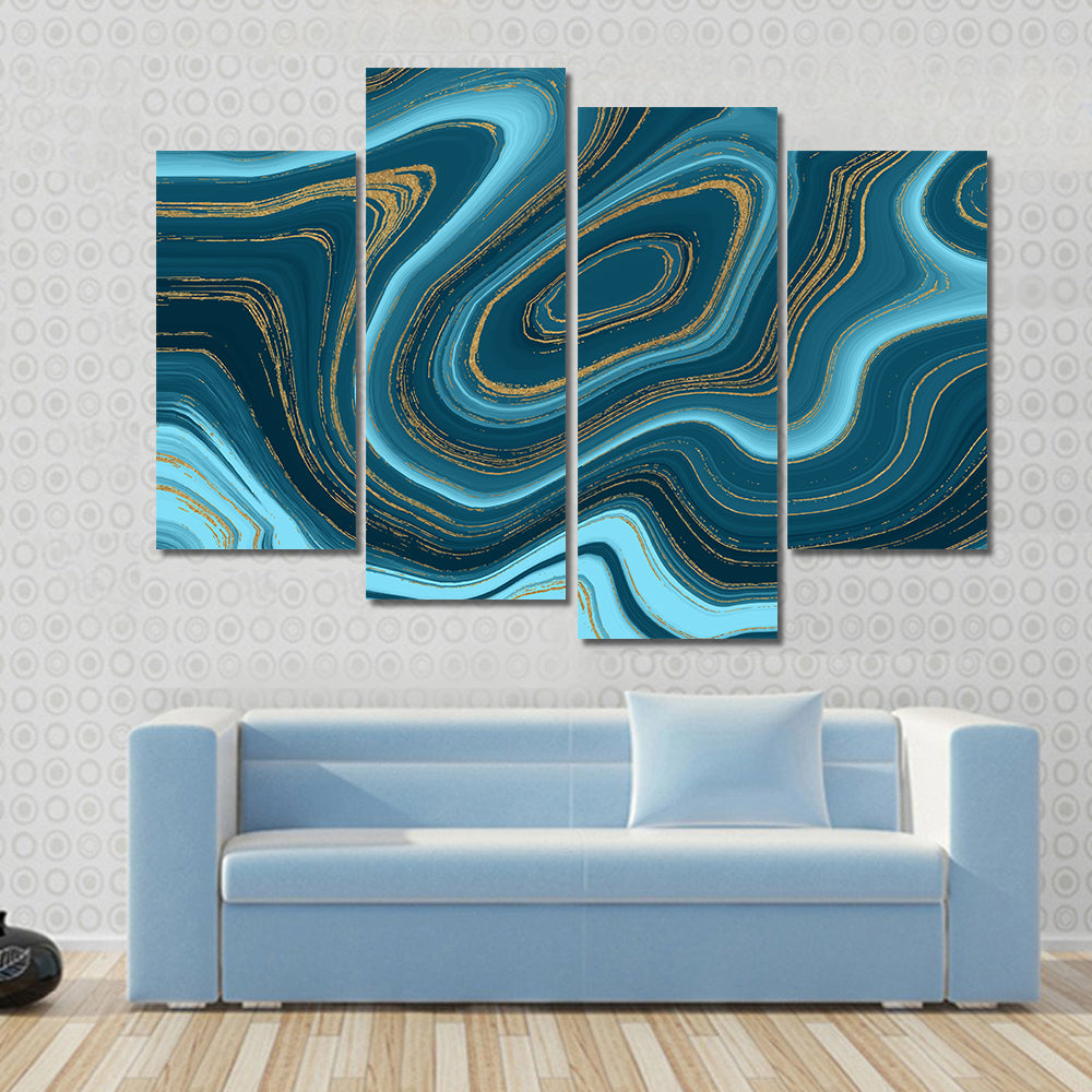 Liquid Marble Texture Canvas Wall Art