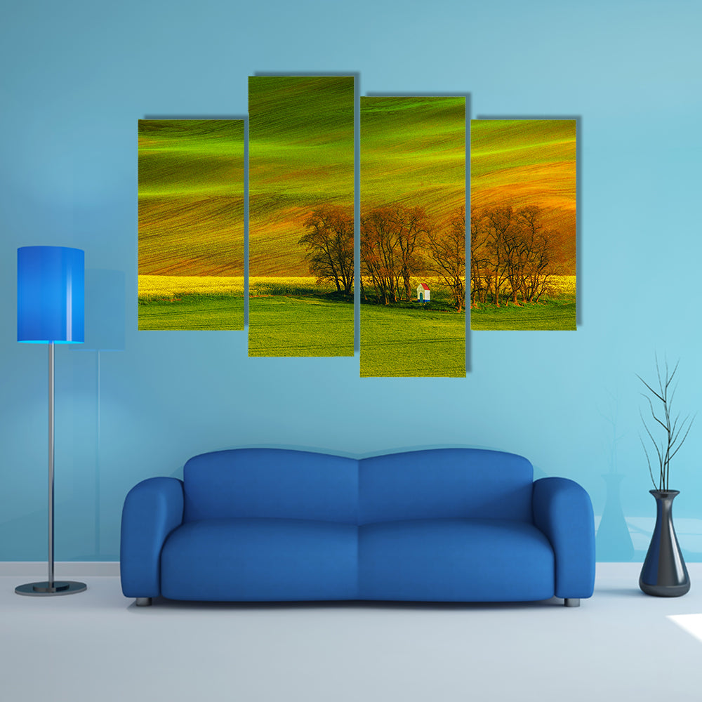 Rolling Hills In South Moravia Czech Republic Canvas Wall Art