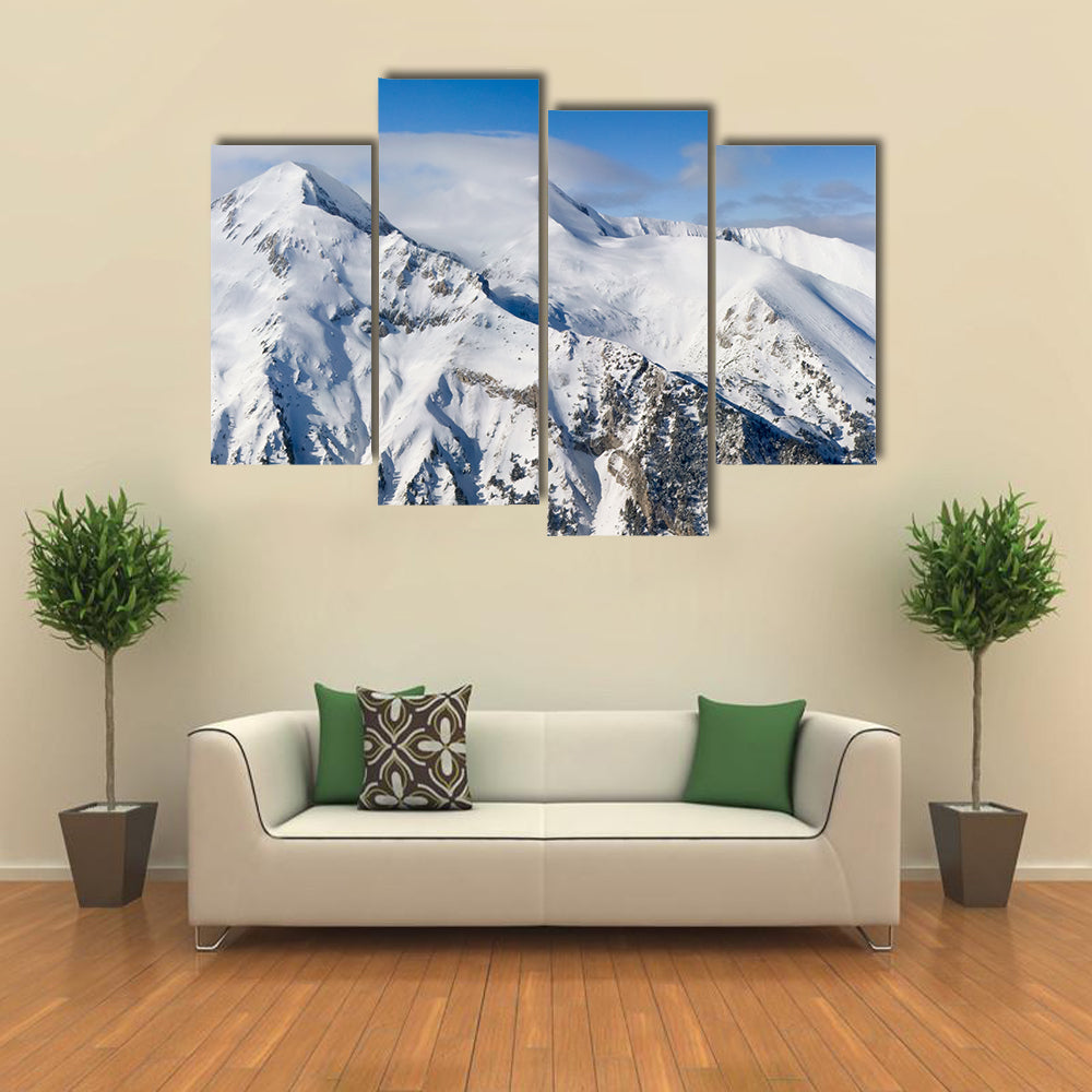 Alpine Ski Resort Bansko In Bulgaria Canvas Wall Art