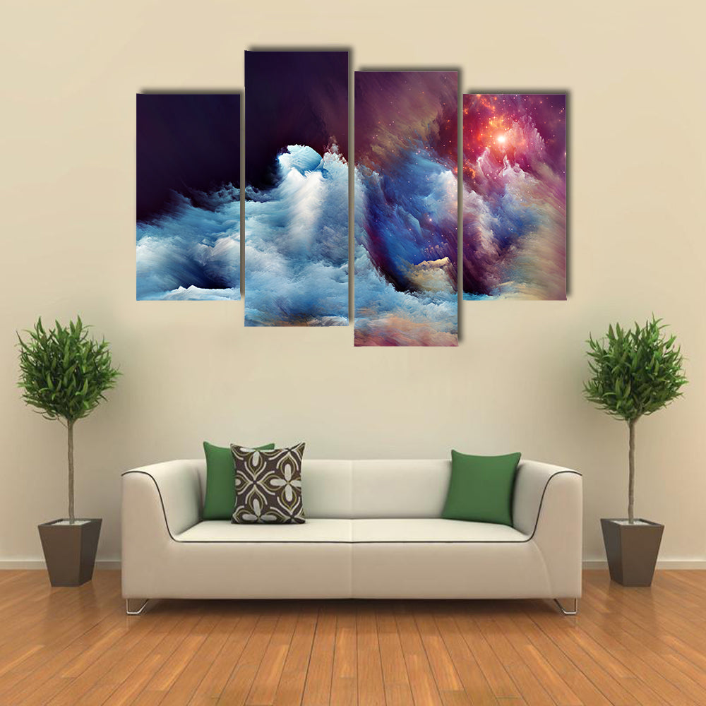 Energy of Dreams Nebula Canvas Wall Art