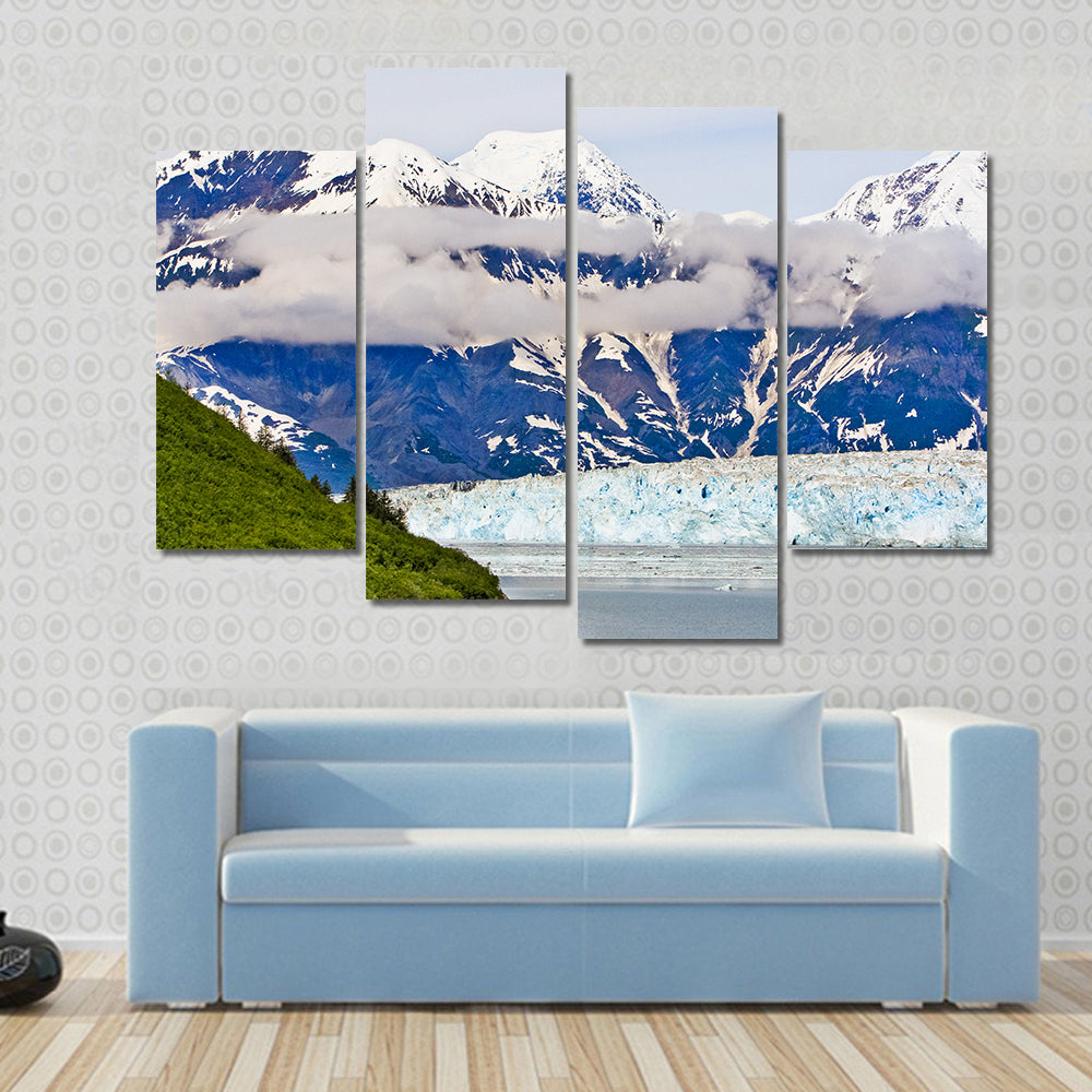 Haenke Island In Hubbard Glacier Alaska Canvas Wall Art