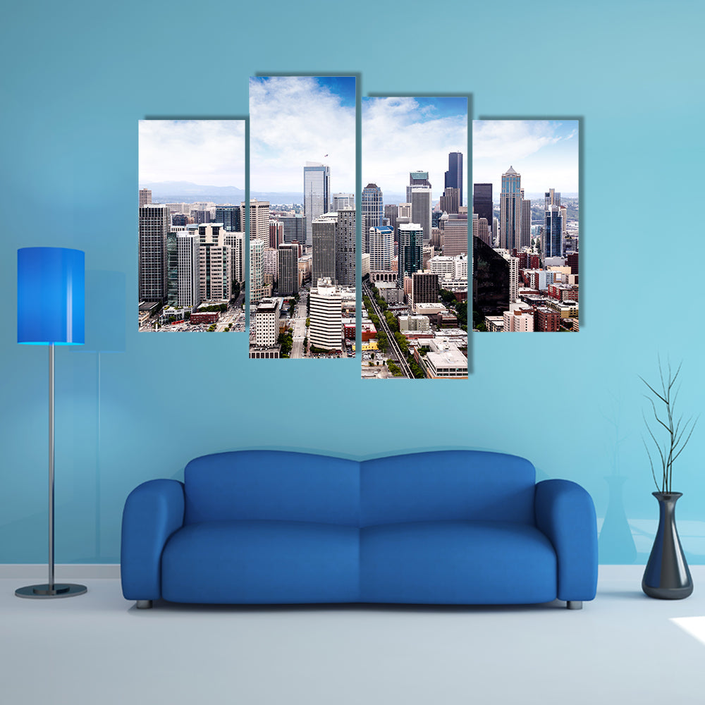 Seattle Cityscape Canvas Wall Art