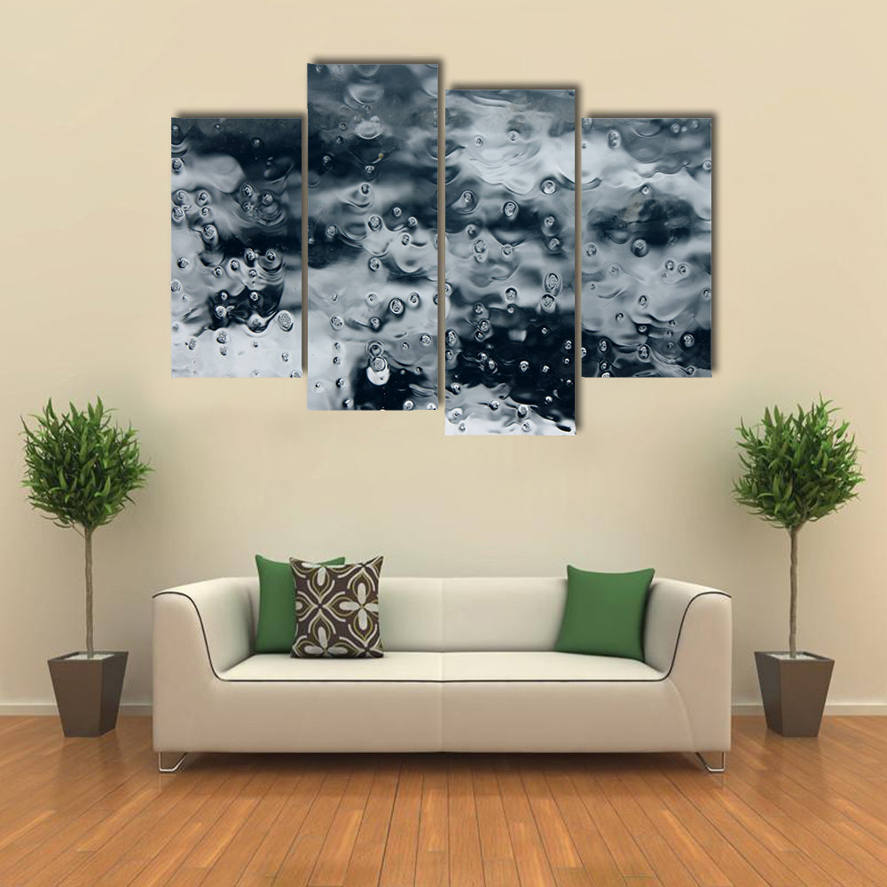 Ocean Spray on Boat Window Canvas Wall Art