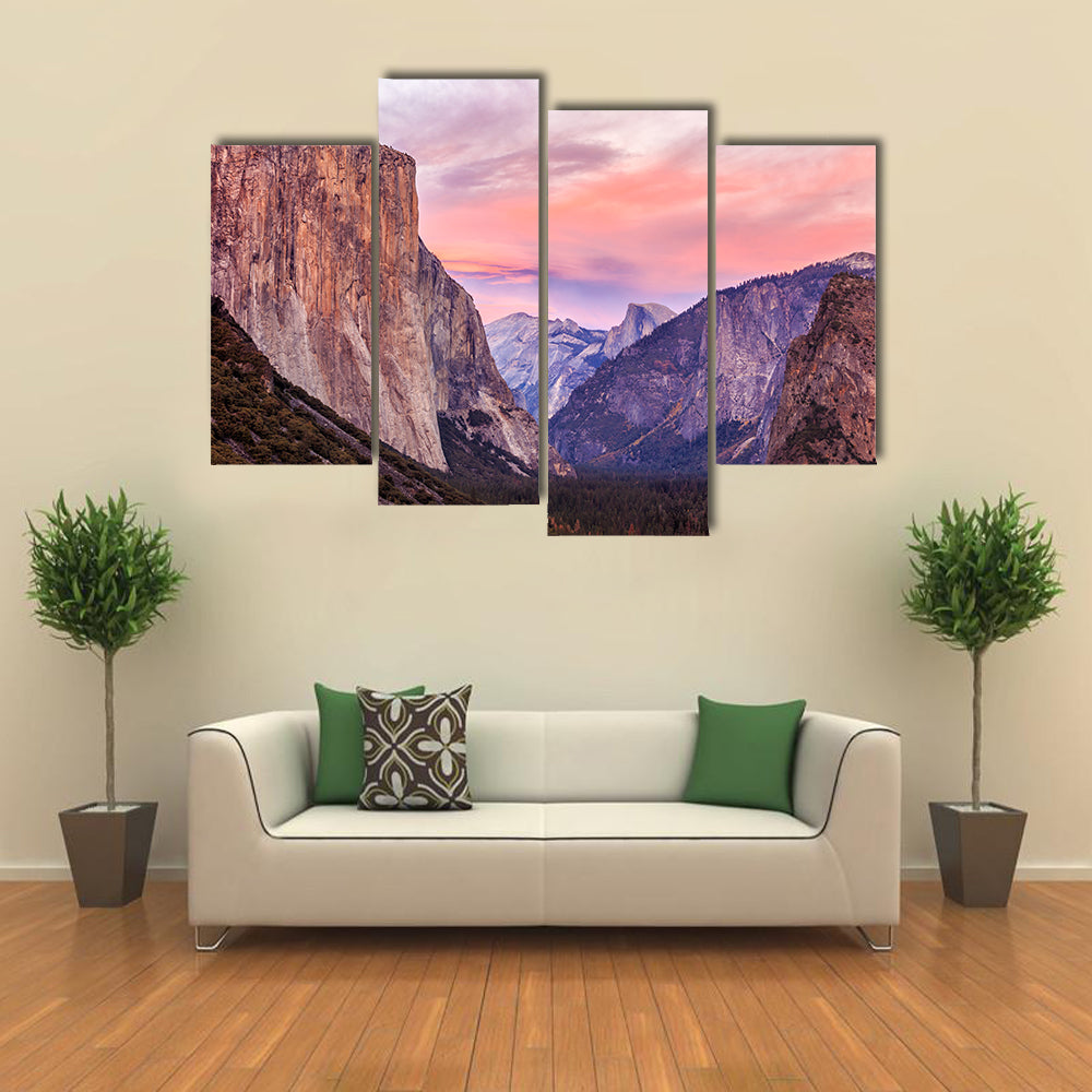 Yosemite National Park Valley Canvas Wall Art