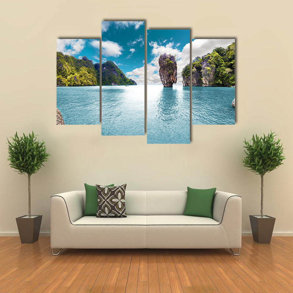 Thailand Sea And Phuket Island Canvas Wall Art