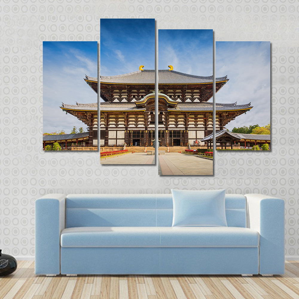 Todaiji Great Buddha Hall, Nara Canvas Wall Art