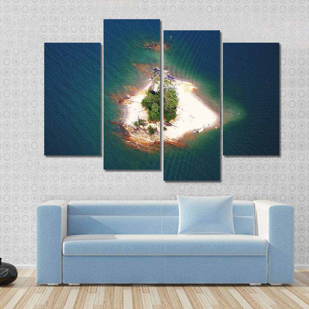 Island on Lake Lanier, Georgia Canvas Wall Art